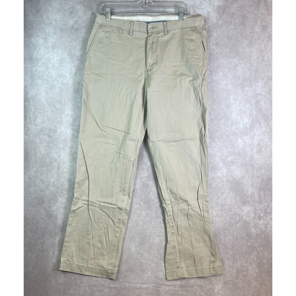 VINTAGE Polo Ralph Lauren Pants Chinos Mens 34x30 Khaki Straight Leg Classic 90s